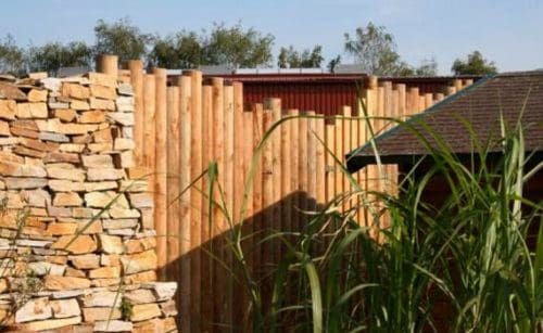 Rundholz - Palisaden – Bild 4
