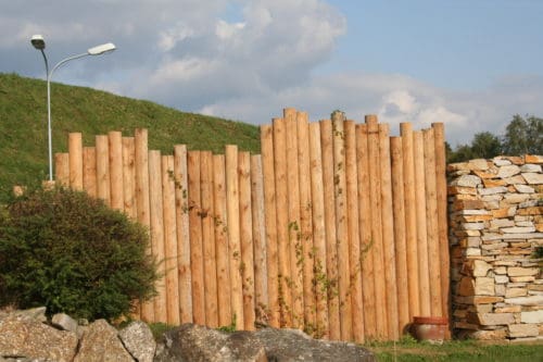 Rundholz - Palisaden – Bild 3