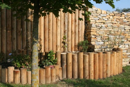Rundholz - Palisaden – Bild 5