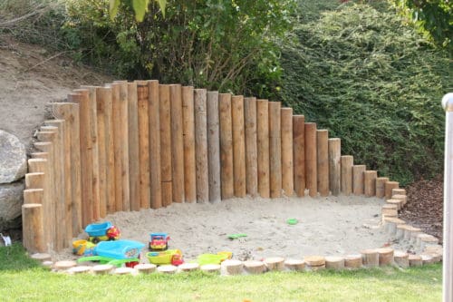 Rundholz - Palisaden – Bild 6