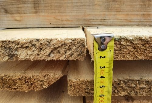 Holzbretter sägerau prismiert – Bild 2