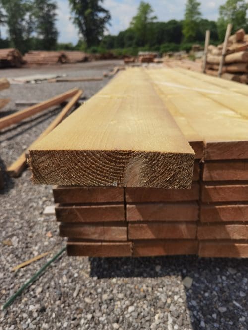 Holzpfosten sägerau prismiert – Bild 2