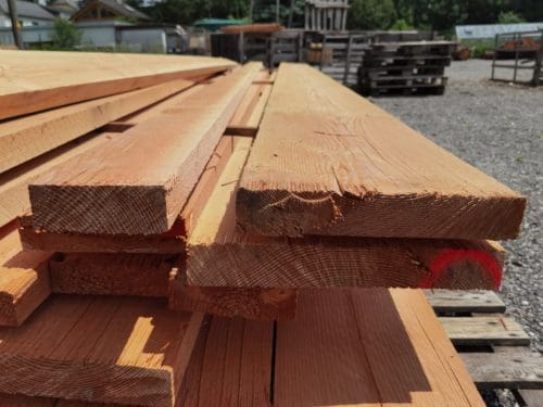 Holzbretter sägerau prismiert – Bild 3